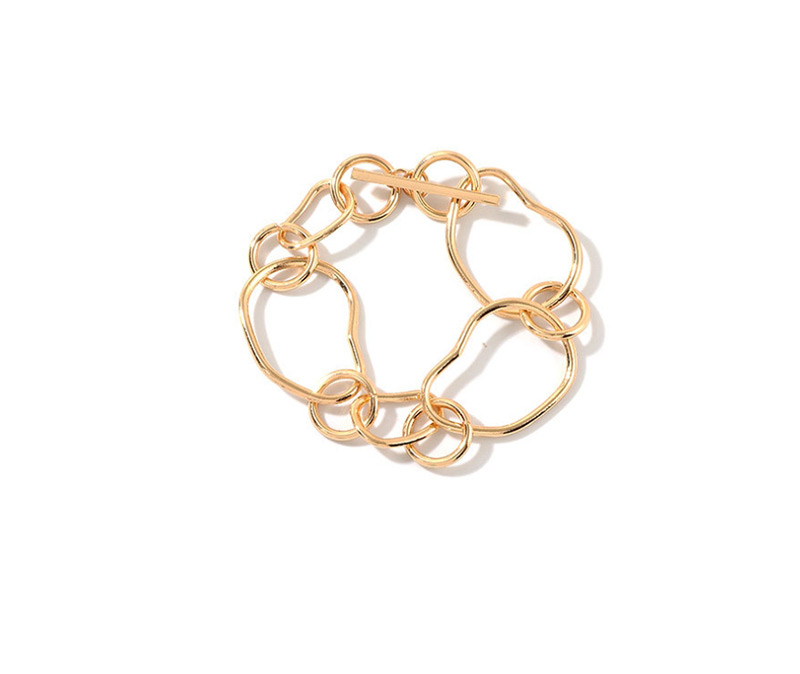 Fashion Gold Metal Chain Irregular Bracelet,Fashion Bracelets