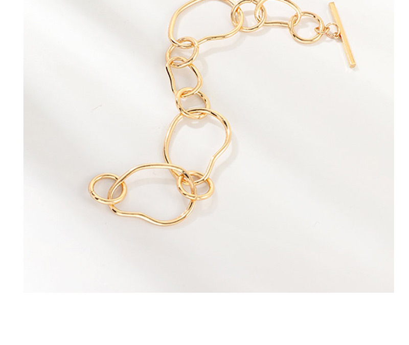 Fashion Gold Metal Chain Irregular Bracelet,Fashion Bracelets