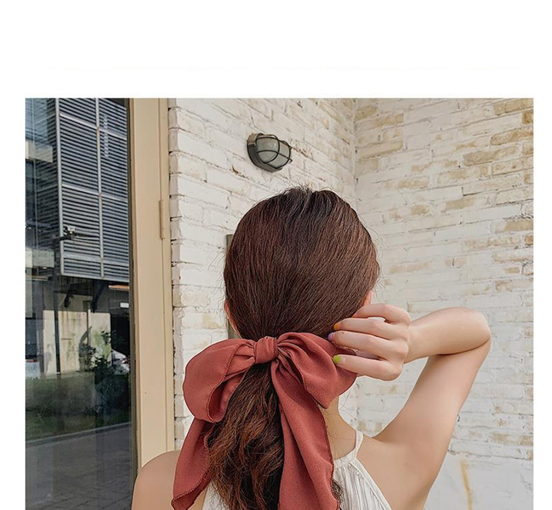 Fashion Pink Bow Hairline Bow Floating Bandwidth Side Fabric Hair Ring,Hair Ring