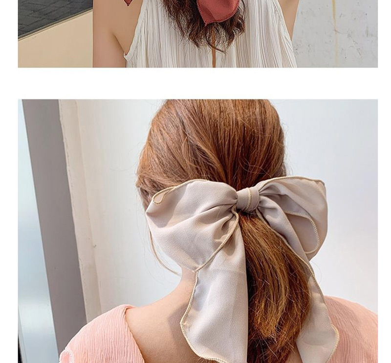 Fashion Light Blue Bow Hairline Bow Floating Bandwidth Side Fabric Hair Ring,Hair Ring