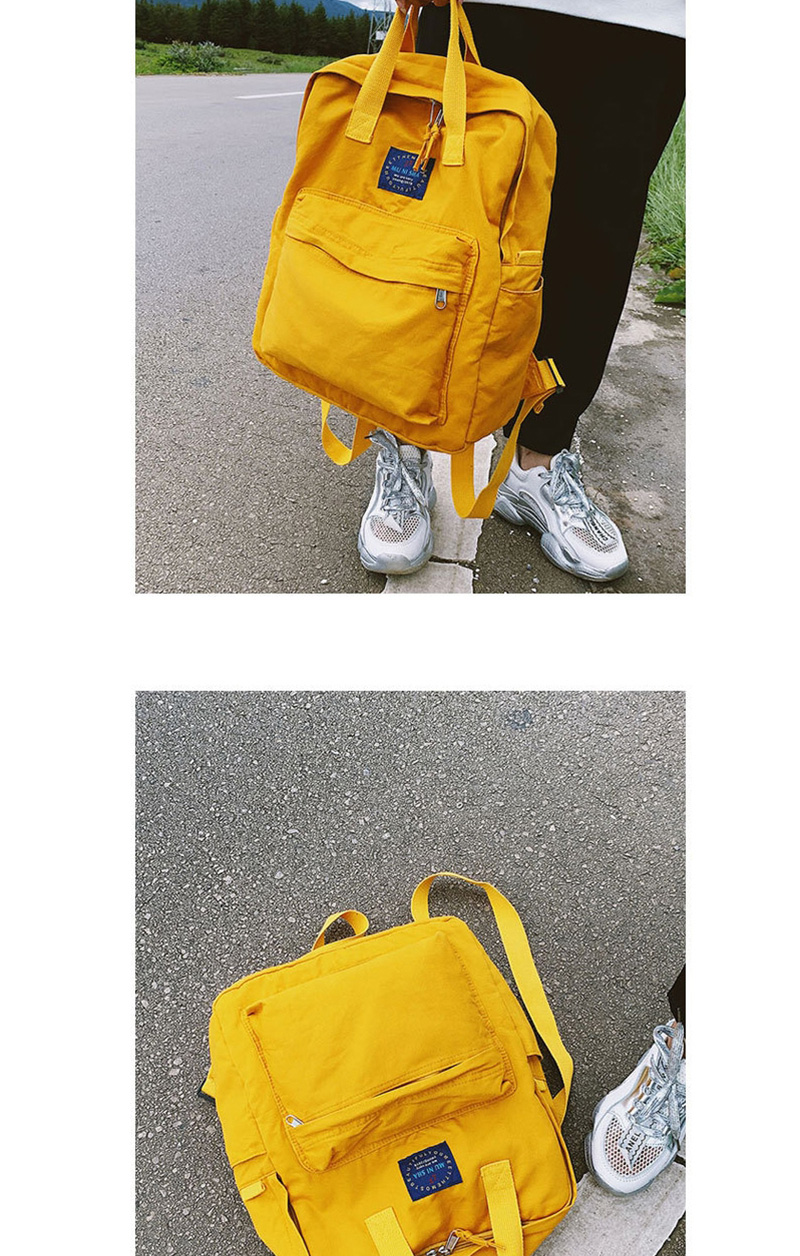 Fashion Orange Waterproof Printed Backpack,Backpack