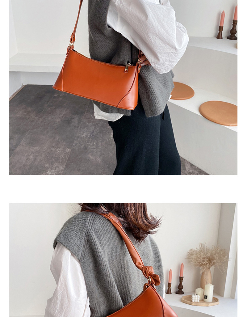 Fashion Coffee Color Scrub Splicing Shoulder Bag,Messenger bags