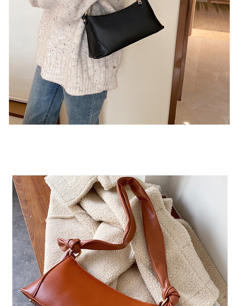 Fashion Coffee Color Scrub Splicing Shoulder Bag,Messenger bags
