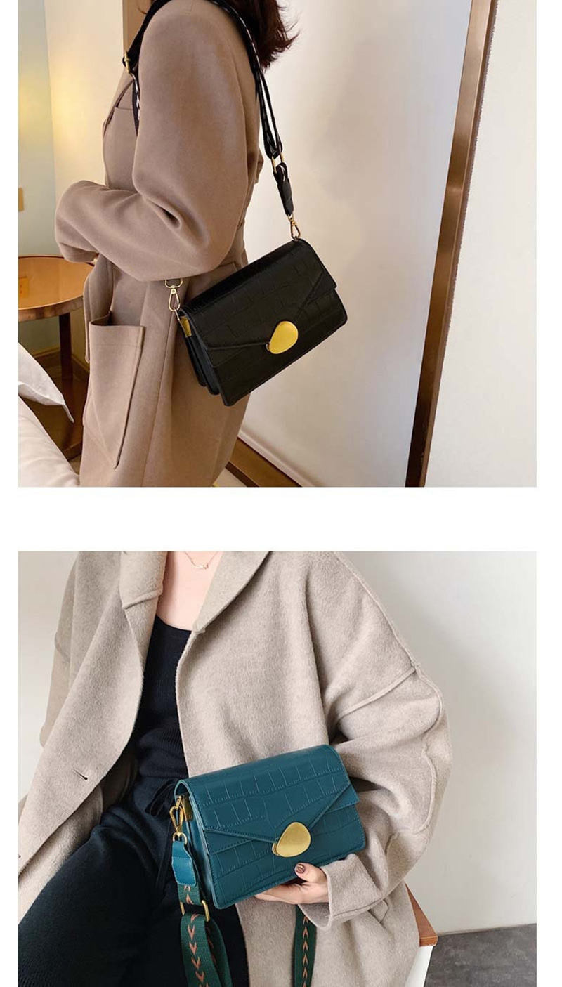 Fashion Blue Broadband Stone Pattern Shoulder Messenger Bag,Shoulder bags