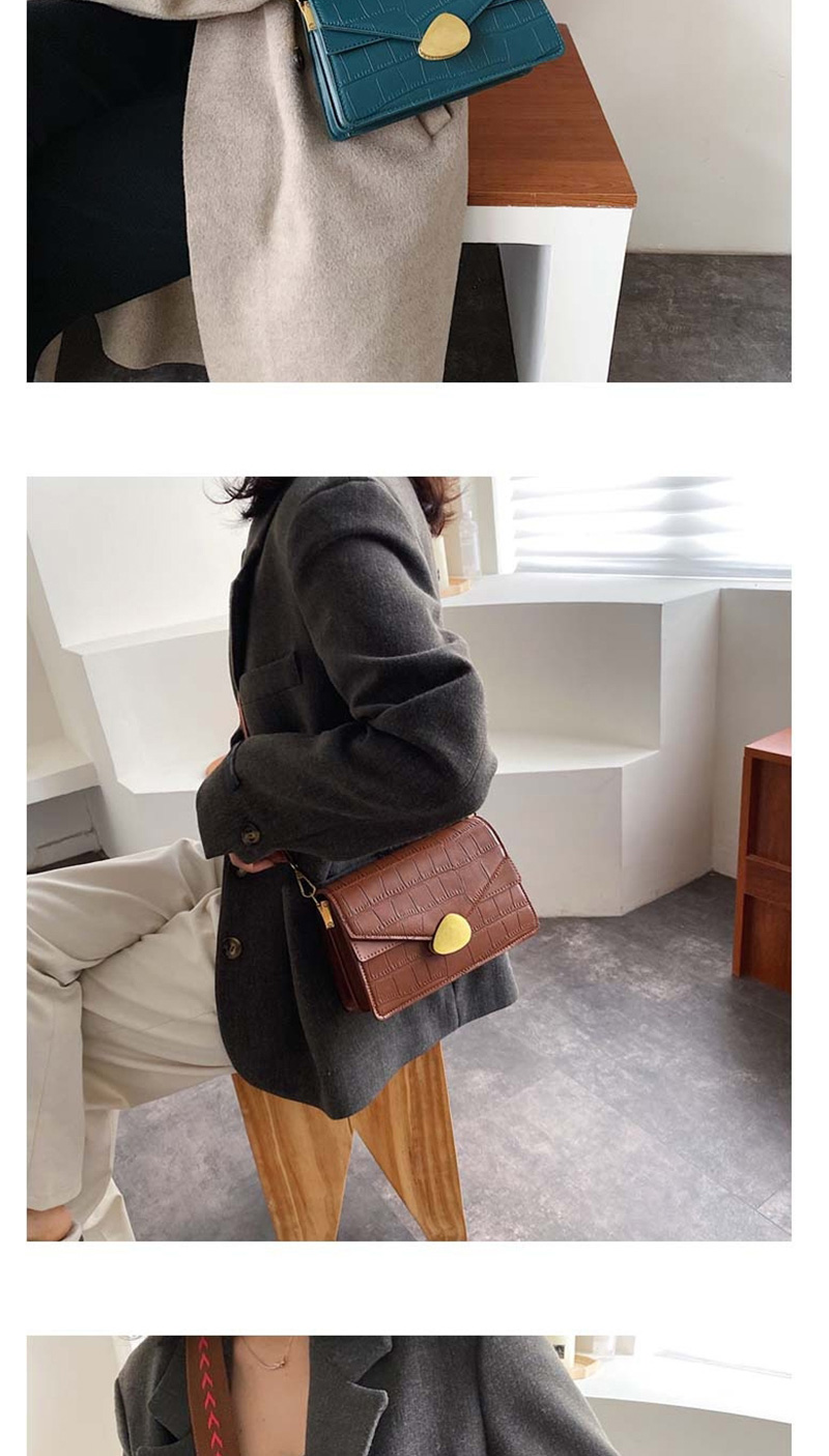 Fashion Red Wine Broadband Stone Pattern Shoulder Messenger Bag,Shoulder bags