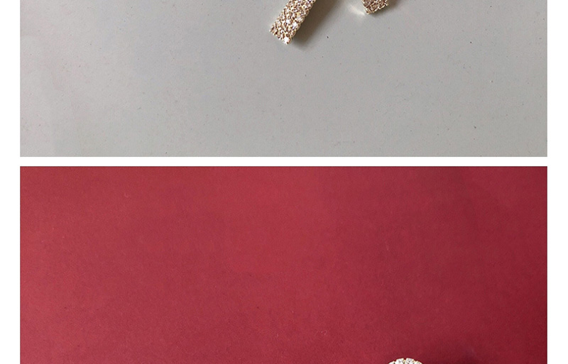 Fashion Gold ( Silver Needle) Full Diamond Pearl Bow  Silver Needle Earrings,Stud Earrings