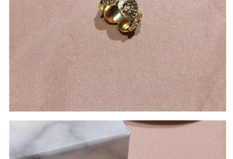 Fashion Gold (inner Diameter 1.7m) Distressed Beauty Head Ring,Fashion Rings