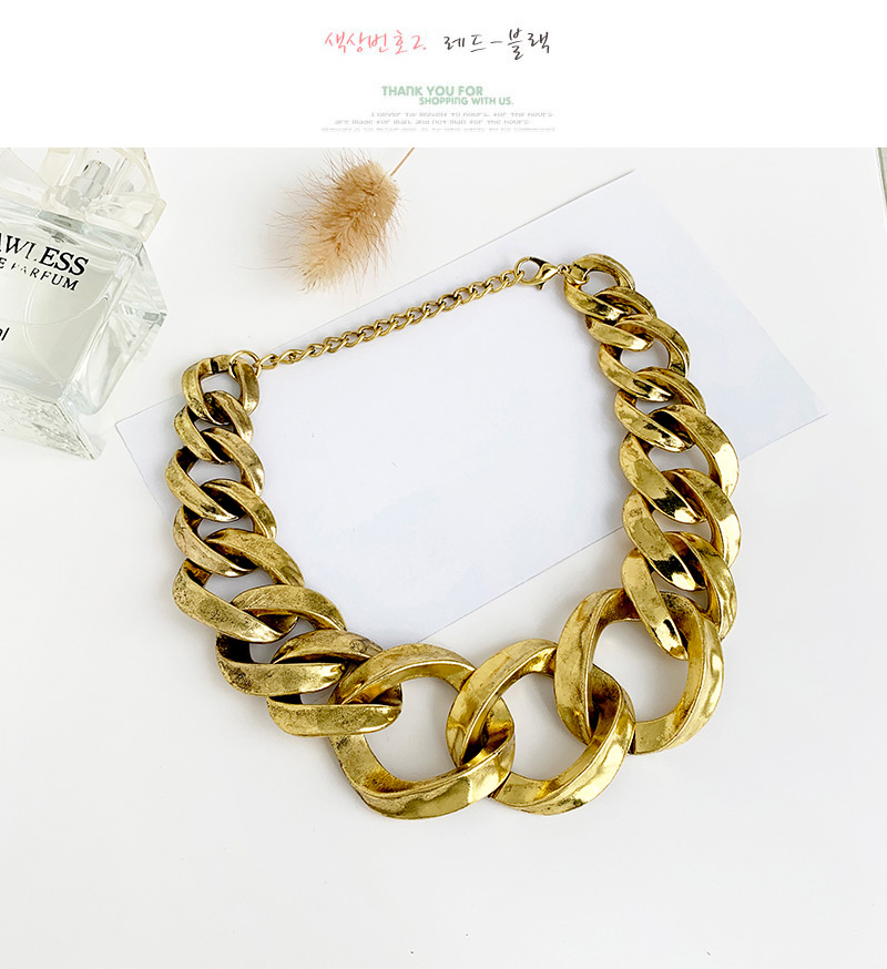 Fashion Gold Alloy Chain Necklace,Chains