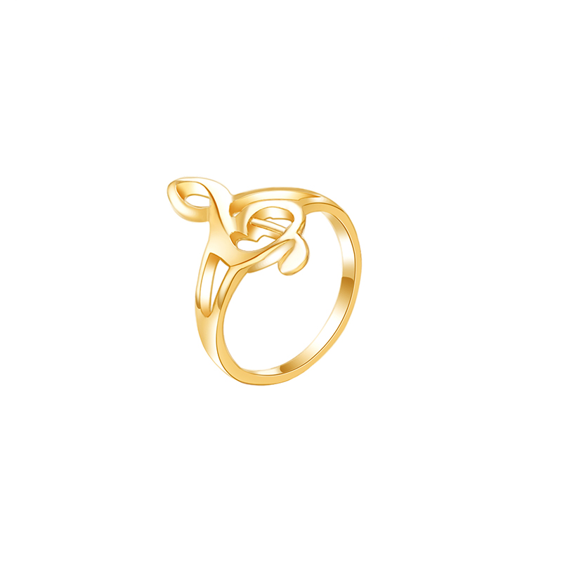 Fashion Gold Note Ring,Fashion Rings