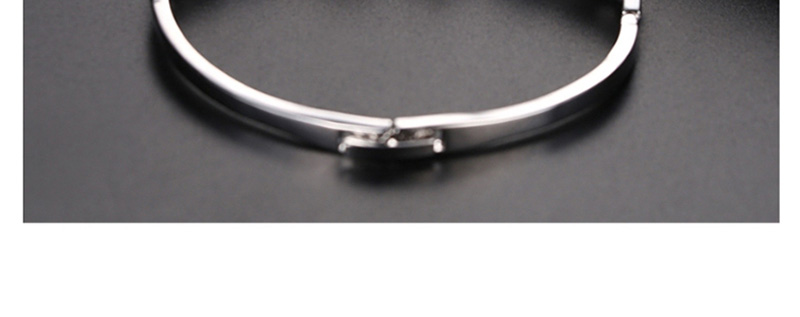 Fashion Platinum Square Copper Inlaid Zirconium Bracelet,Bracelets