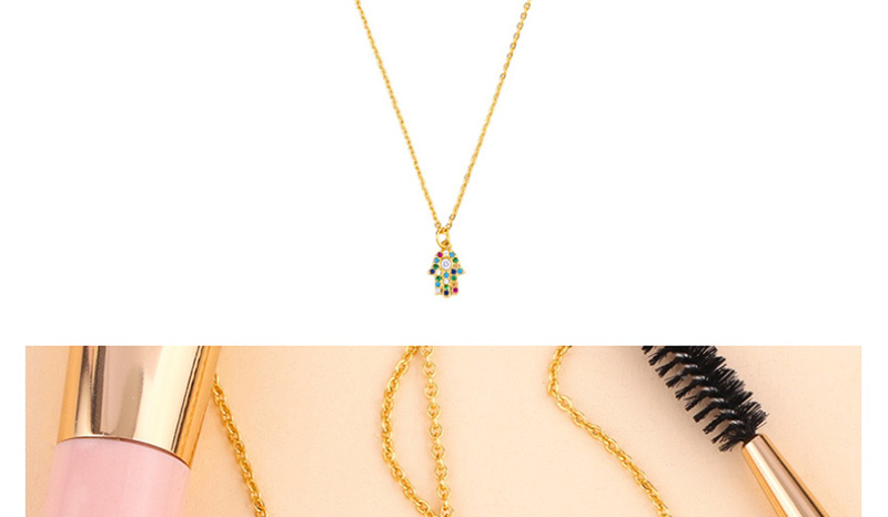 Fashion Palm Diamond Palm Necklace,Necklaces