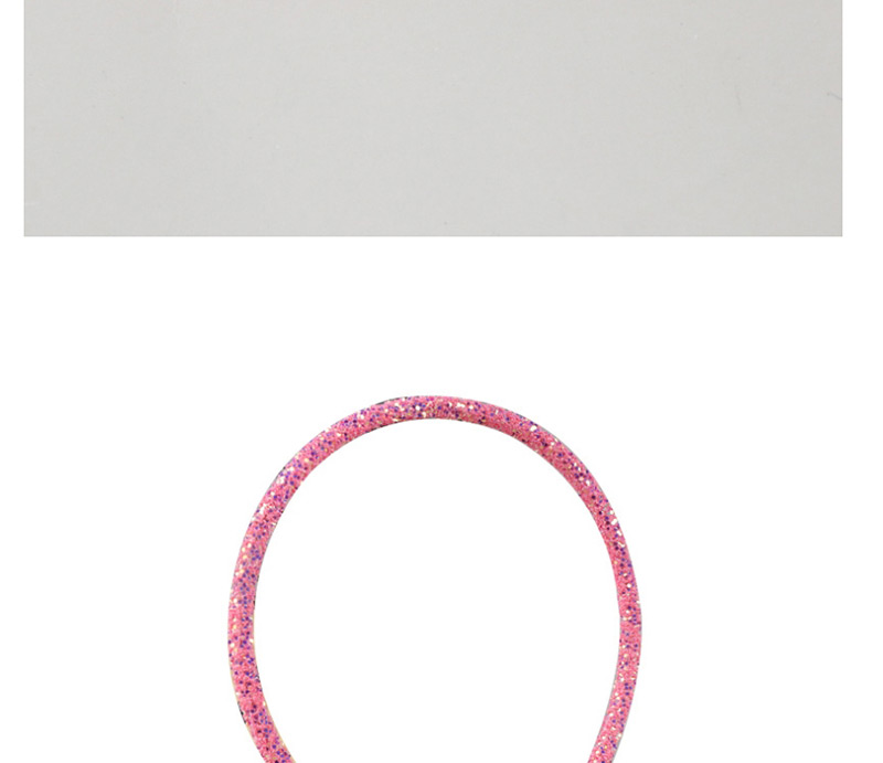 Fashion Pink Plastic Sequins: Fine Side Headband,Head Band