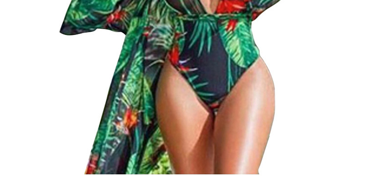 Fashion Shave Black Increase The Draped One-piece Swimsuit,One Pieces
