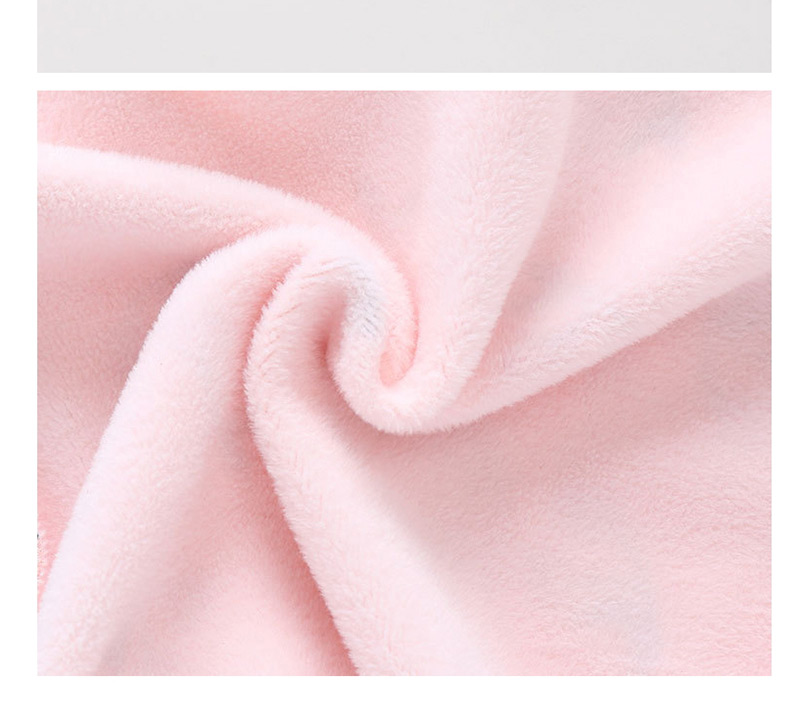 Fashion Pink Cotton Cherry Triangle Lantern Sleeves Romper,Kids Clothing