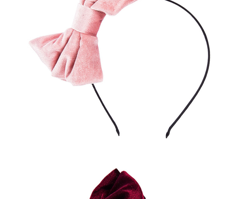Fashion Pink Butterfly Knotted Headband,Head Band