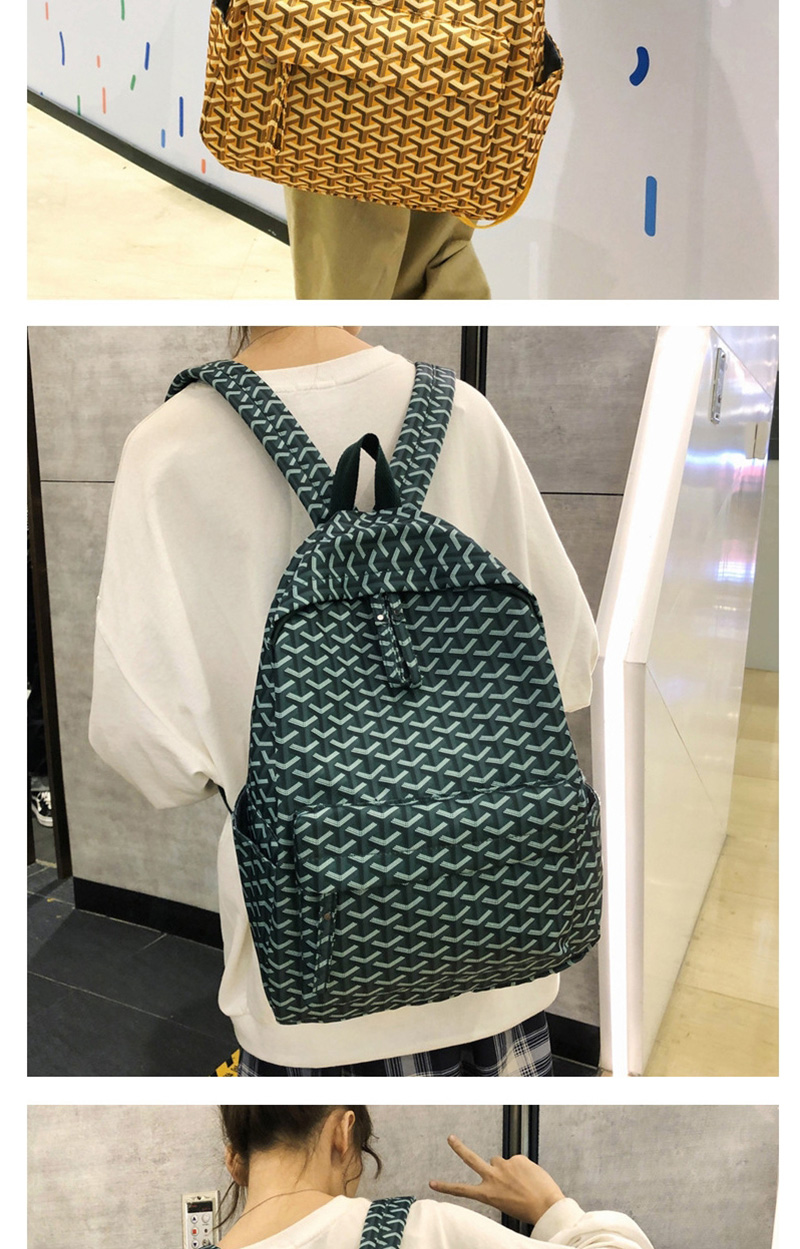 Fashion Green Printed Shoulder Bag,Backpack