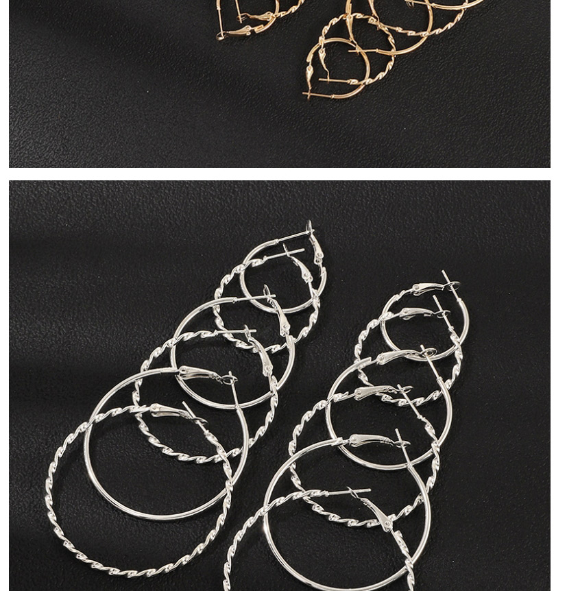 Fashion Gold Geometric Circle Earrings,Hoop Earrings