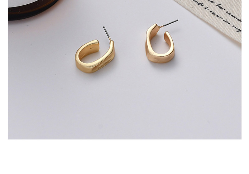Fashion Gold Irregular Geometric Earrings,Hoop Earrings
