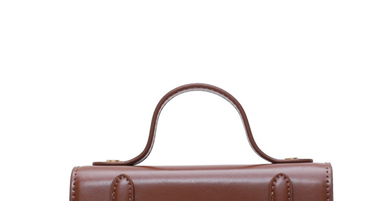 Fashion Dark Red Lock Single Shoulder Messenger Bag,Handbags
