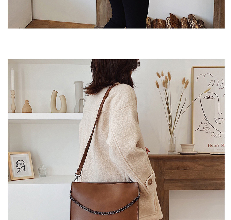 Fashion Brown Chain Hand Shoulder Shoulder Bag,Handbags