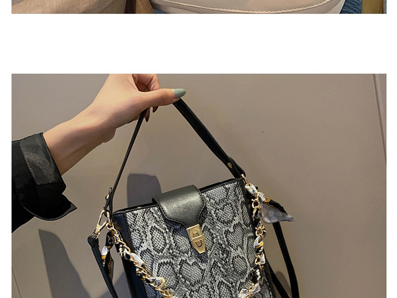 Fashion Khaki Snake Chain Crossbody Shoulder Bag,Handbags