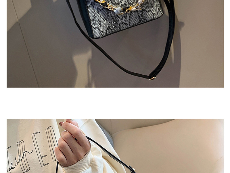 Fashion Brown Snake Chain Crossbody Shoulder Bag,Handbags