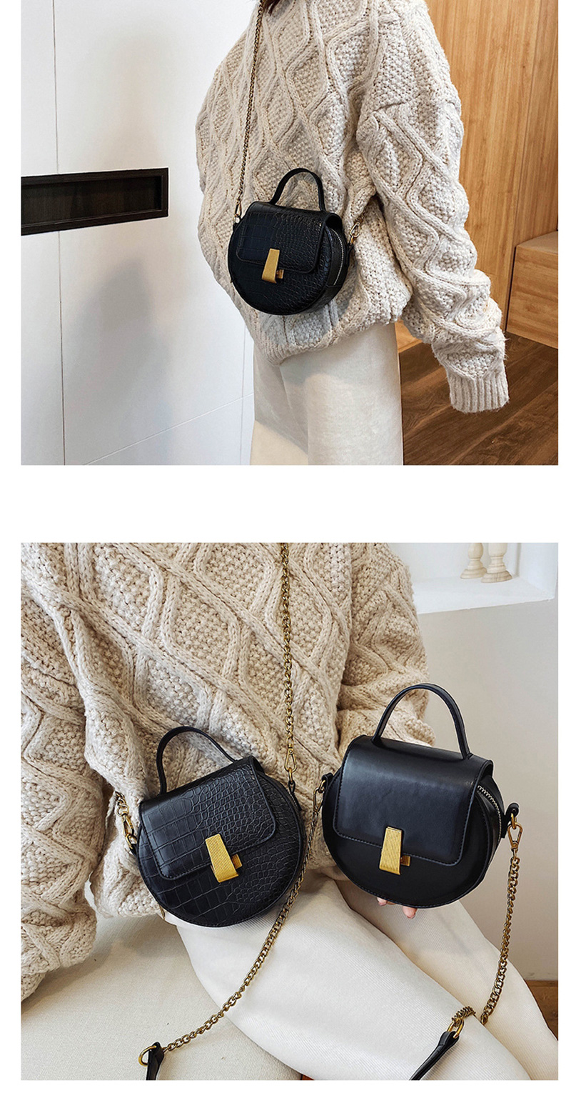 Fashion Plain Black Chain Hand Shoulder Shoulder Bag,Handbags