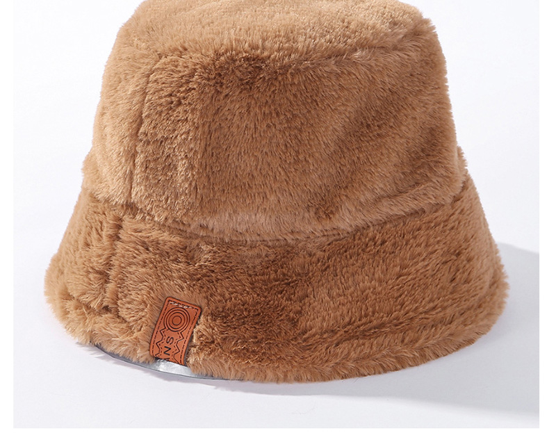 Fashion Camel Leopard-printed Velvet Hat,Knitting Wool Hats