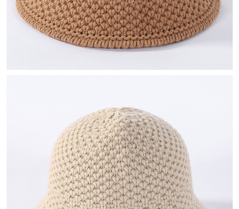 Fashion Gray Hand Hook Wool Cap,Knitting Wool Hats