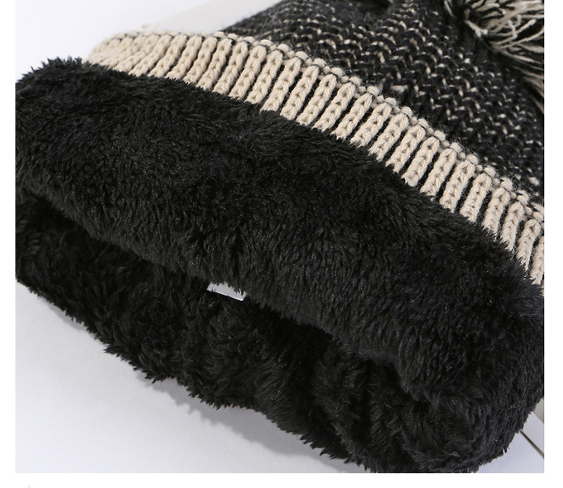Fashion Gray Plush Wool Cap,Knitting Wool Hats