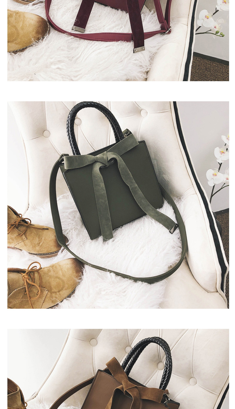 Fashion Green Matte Crossbody Shoulder Tote,Handbags
