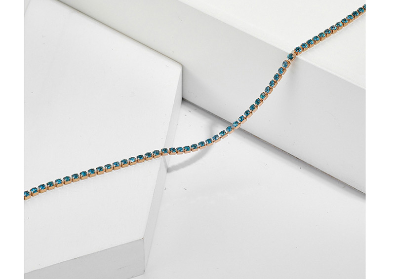  Blue Diamond Single Layer Bracelet,Fashion Bracelets