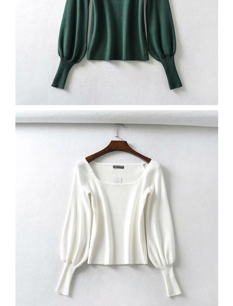 Fashion White Knit Sweater,Sweater