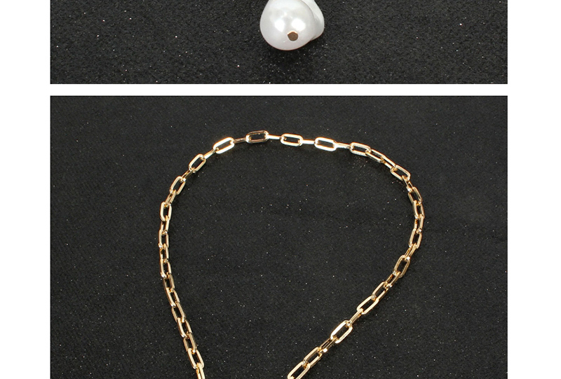 Fashion Gold Irregular Pearl Necklace,Pendants