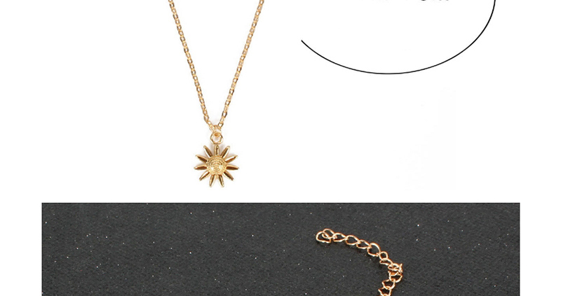 Fashion Color Sun Flower Necklace,Pendants