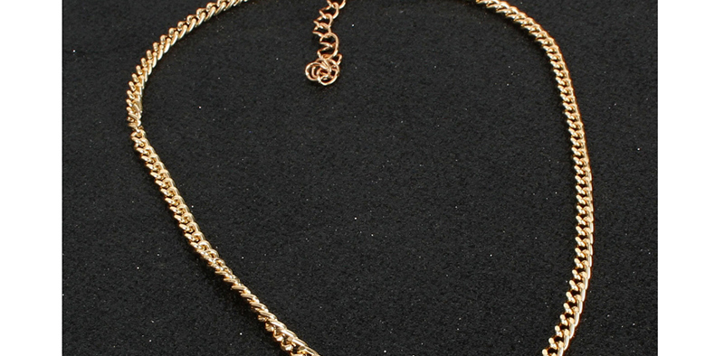 Fashion Gold Eight-character Chain Necklace,Chains