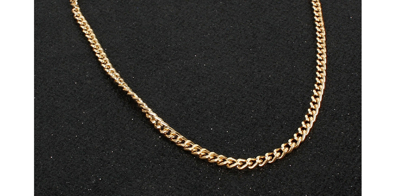 Fashion Gold Eight-character Chain Necklace,Chains