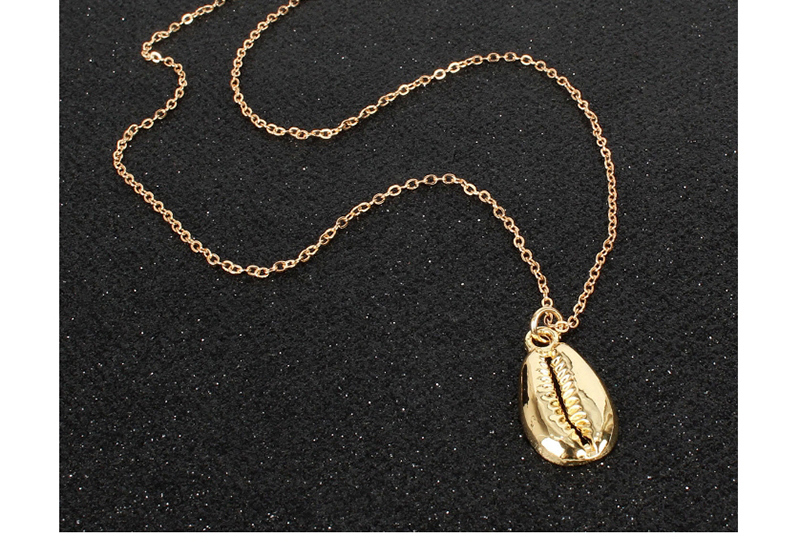 Fashion Gold Alloy Shell Necklace,Pendants