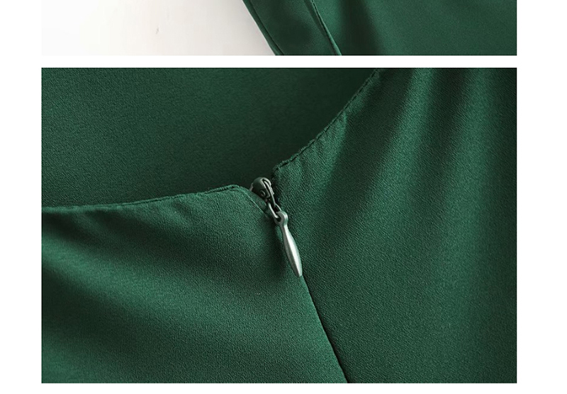 Fashion Green Strap Lace Dress,Mini & Short Dresses