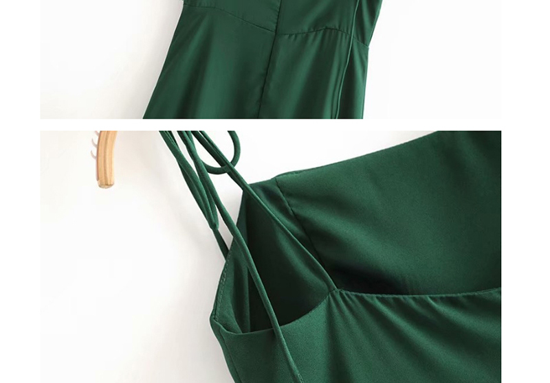 Fashion Green Strap Lace Dress,Mini & Short Dresses