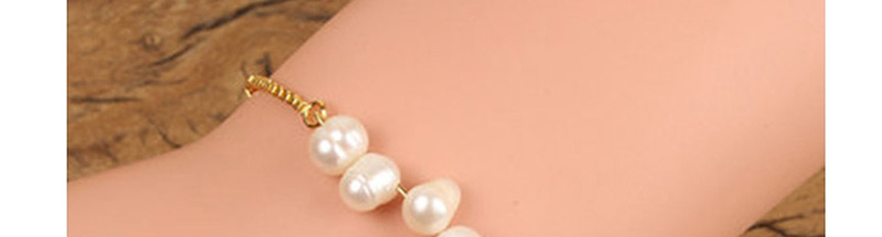 Fashion Four White Natural Freshwater Pearl Bracelet,Fashion Bracelets