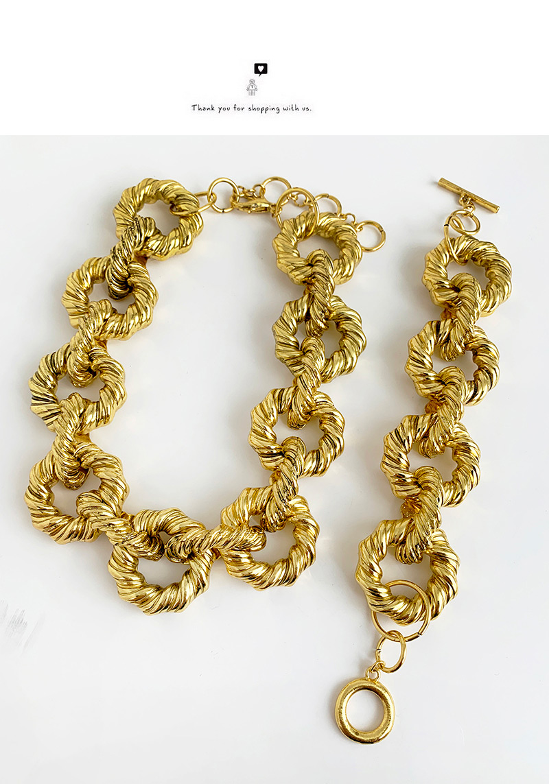  Gold Resin Chain Necklace,Chains