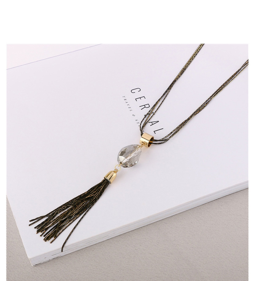 Fashion Black Drop-shaped Necklace,Pendants