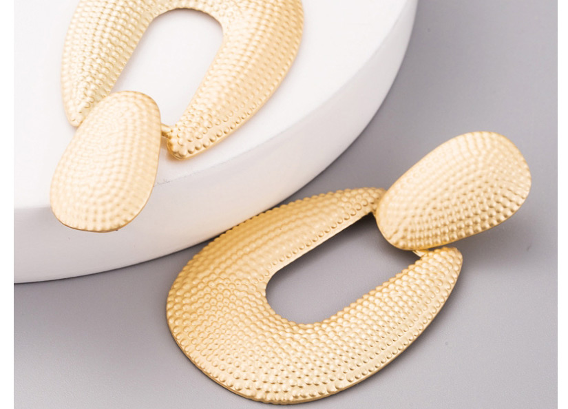 Fashion Gold Geometric Alloy Earrings,Drop Earrings