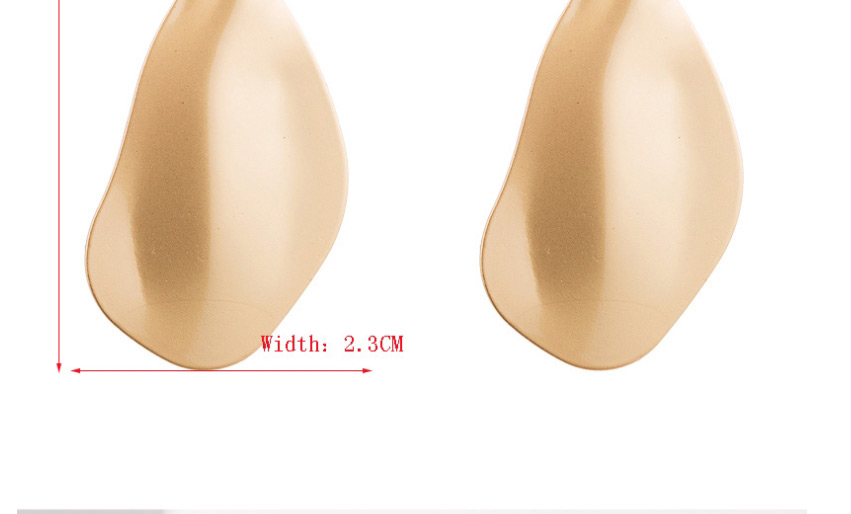 Fashion Gold Drop-shaped Alloy Earrings,Drop Earrings