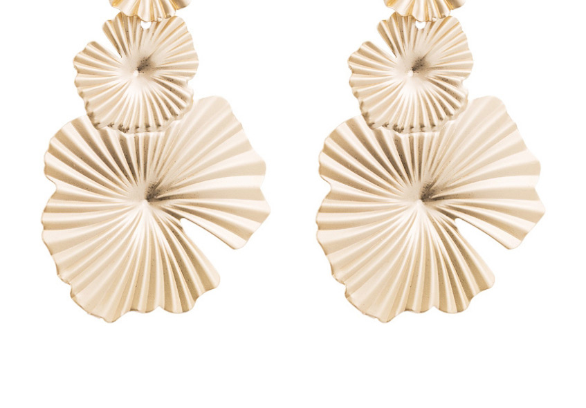Fashion Gold Lotus Leaf Earrings,Stud Earrings