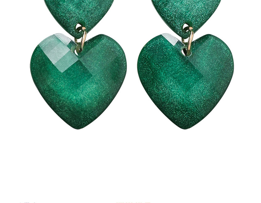 Fashion Green Acrylic Earrings,Drop Earrings