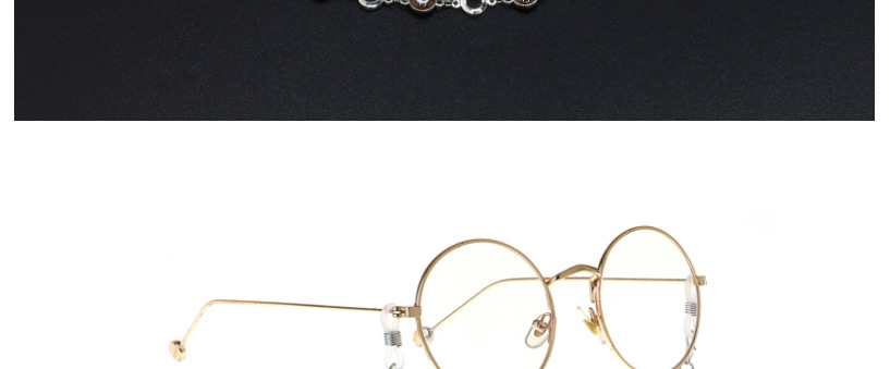  Silver Eye Round Chain Anti-lost Metal Glasses Chain,Sunglasses Chain