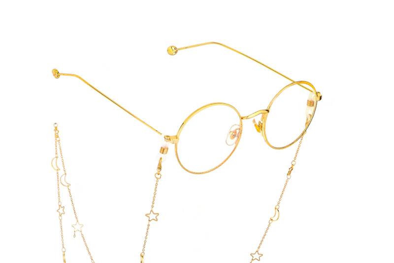  Gold Copper Star Moon Chain Glasses Chain,Sunglasses Chain