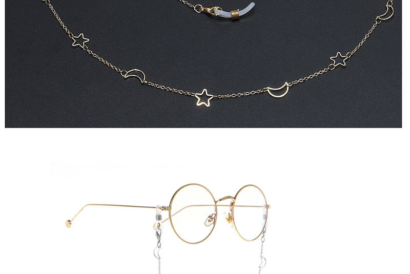  Silver Copper Star Moon Chain Glasses Chain,Sunglasses Chain